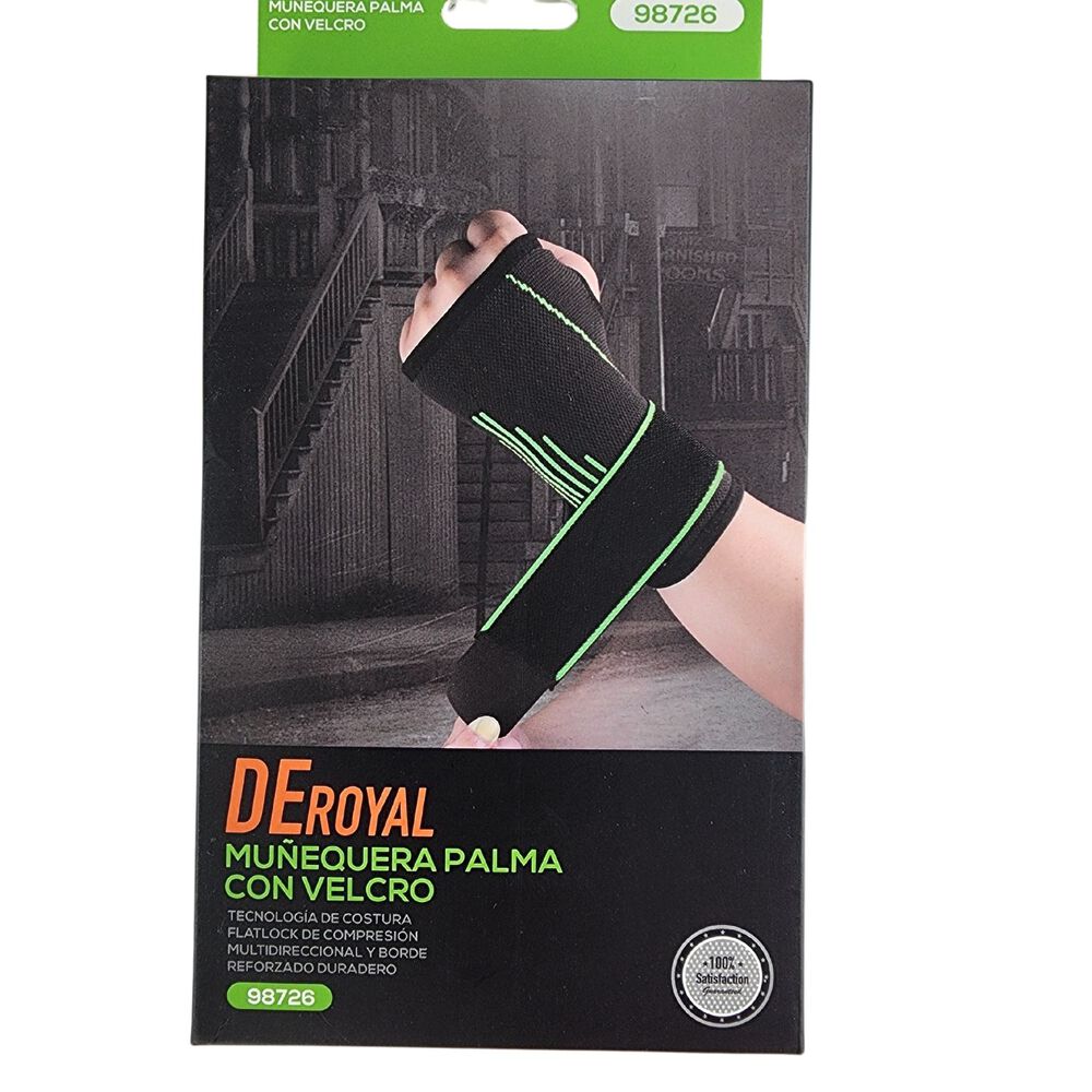Muñequera Ortopedica Elasticada Con Velcro Ejercicios Gym Salud image number 5.0