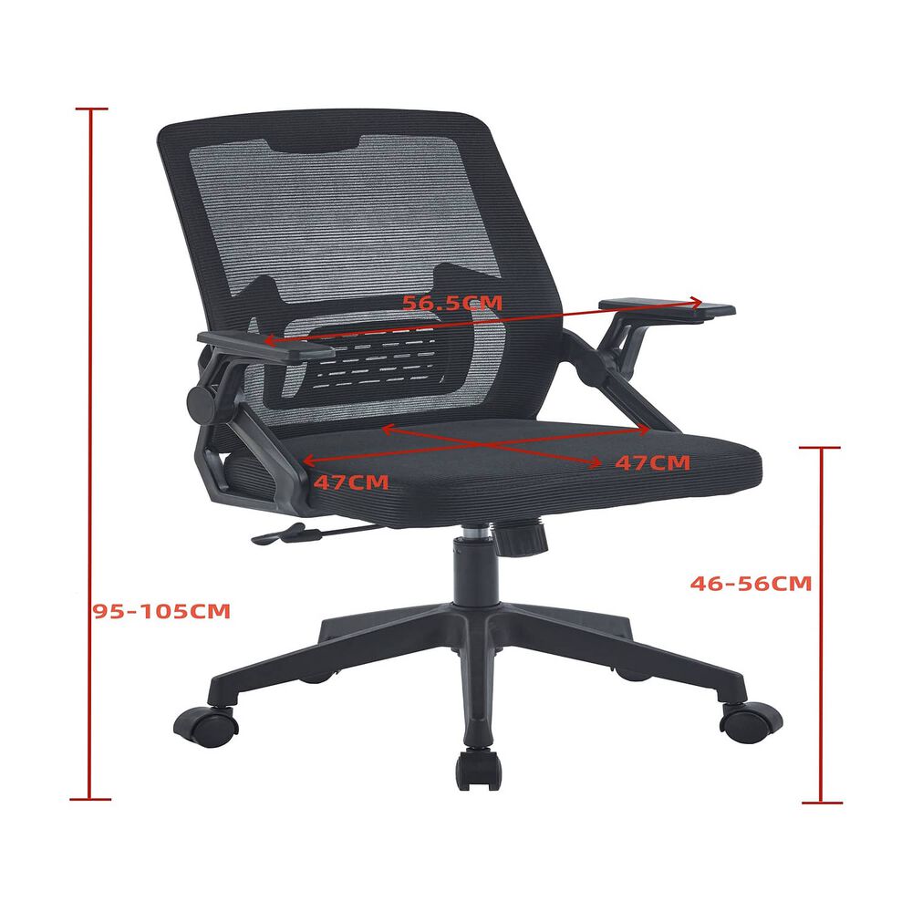 Silla De Oficina Ejecutiva Montreal Ergonomica Color Negro Bm-808 Arthome image number 5.0