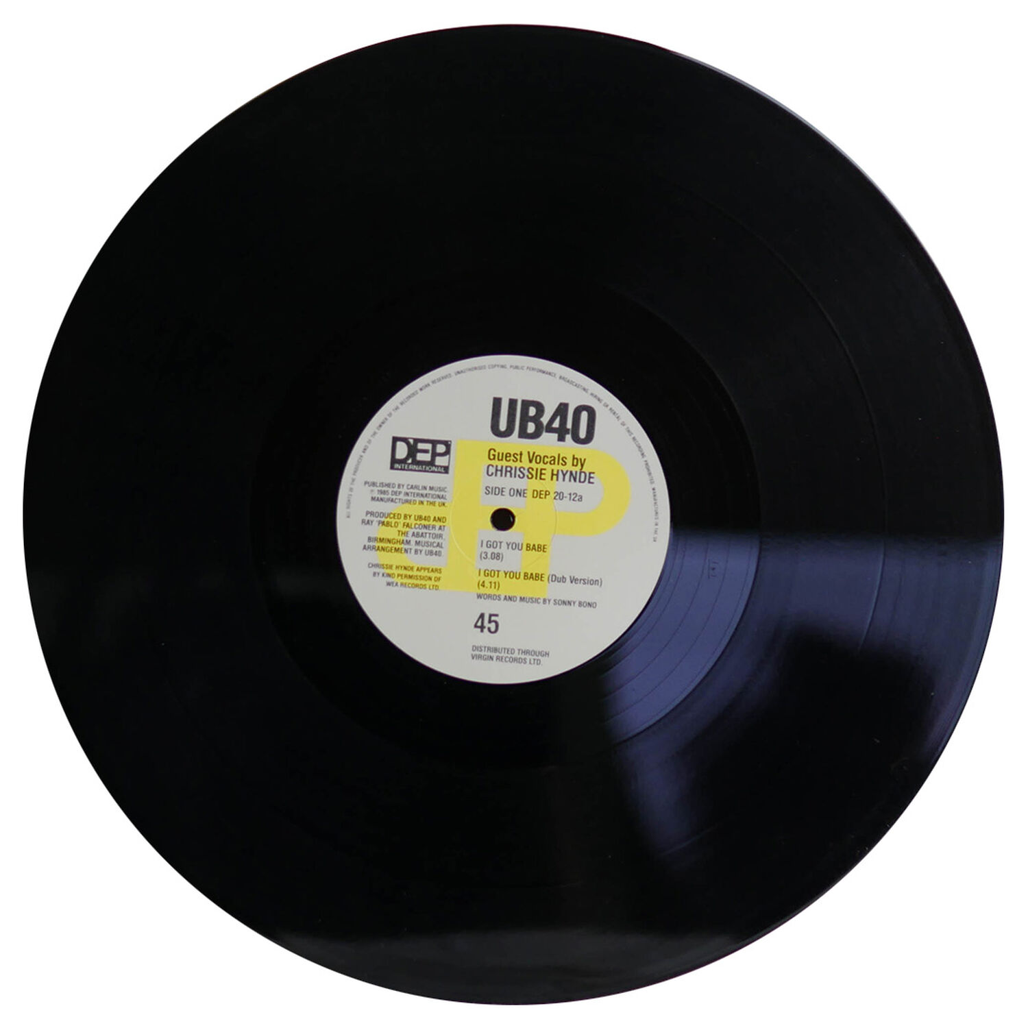 Ub40 Ft. Chrissie Hynde - I Got You Babe | 12" Maxi Single Usado image number 2.0