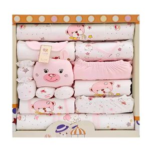 Ajuar Ropa Bebe Reci&eacute;n Nacido Baby Shower Rosa Talla 0 A 3 Meses