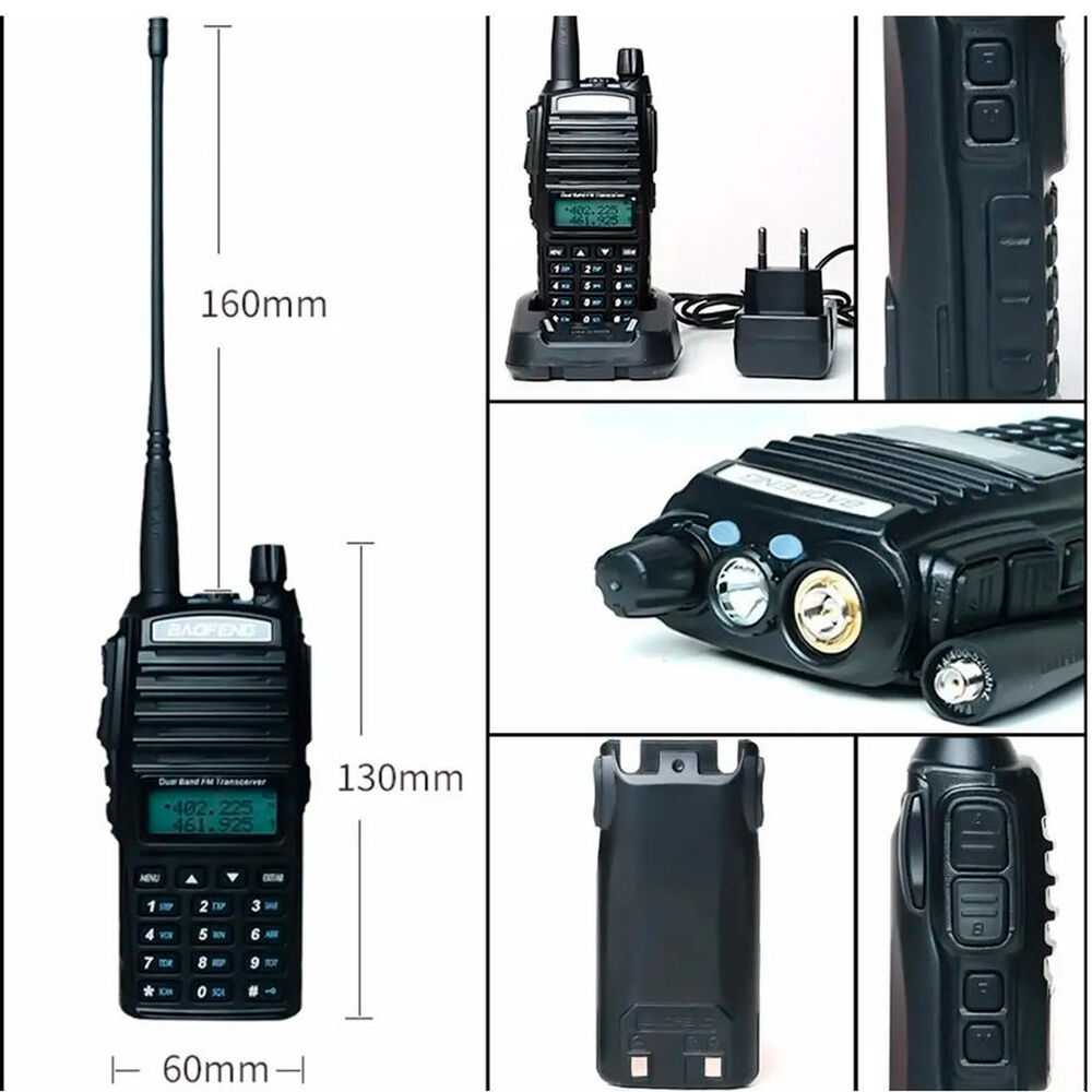 Radio Transmisor Beofeng 2 Vias 1 Watt Led Uv-82 image number 4.0