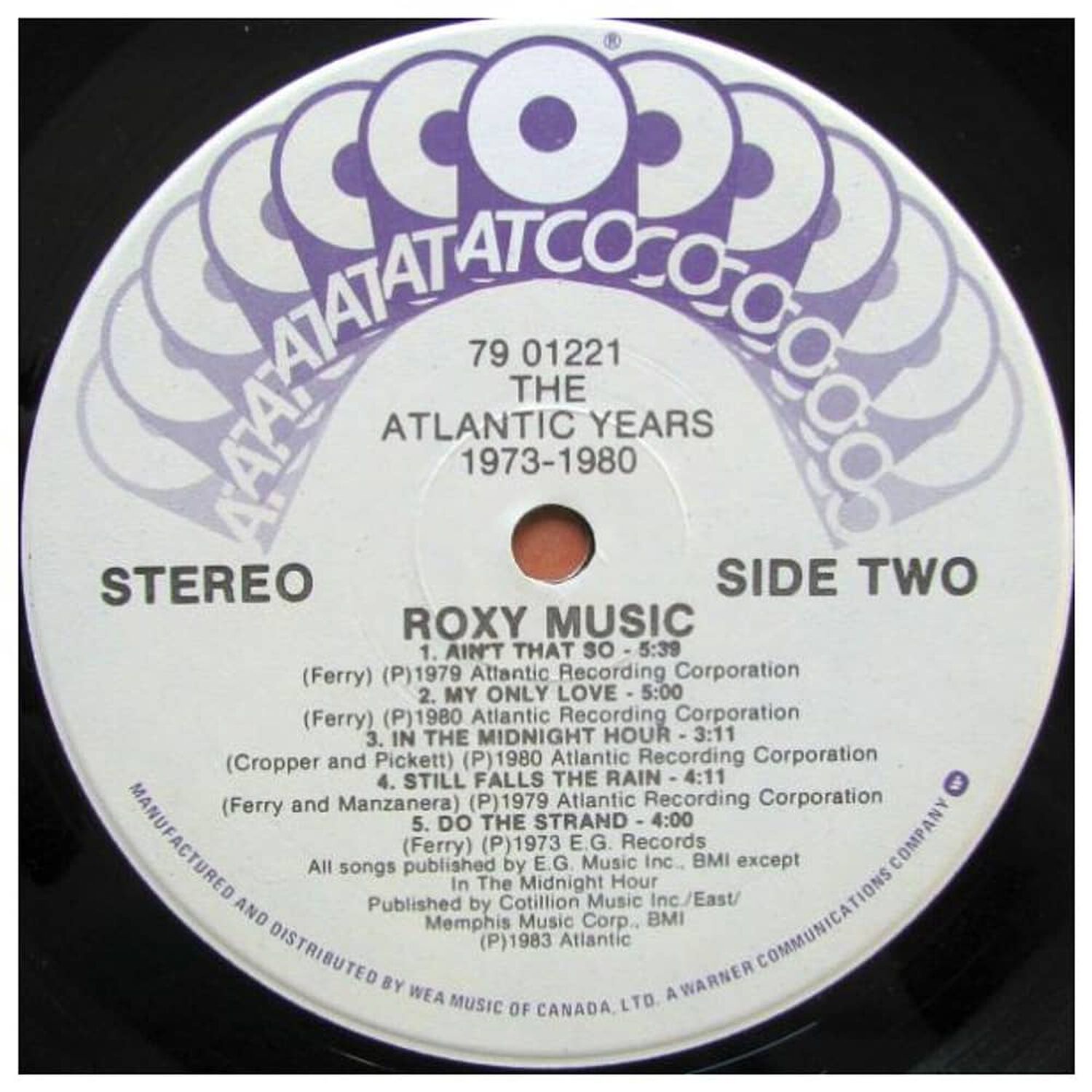 Roxy Music - Atlantic Years 1973-1980 | Vinilo Usado image number 3.0