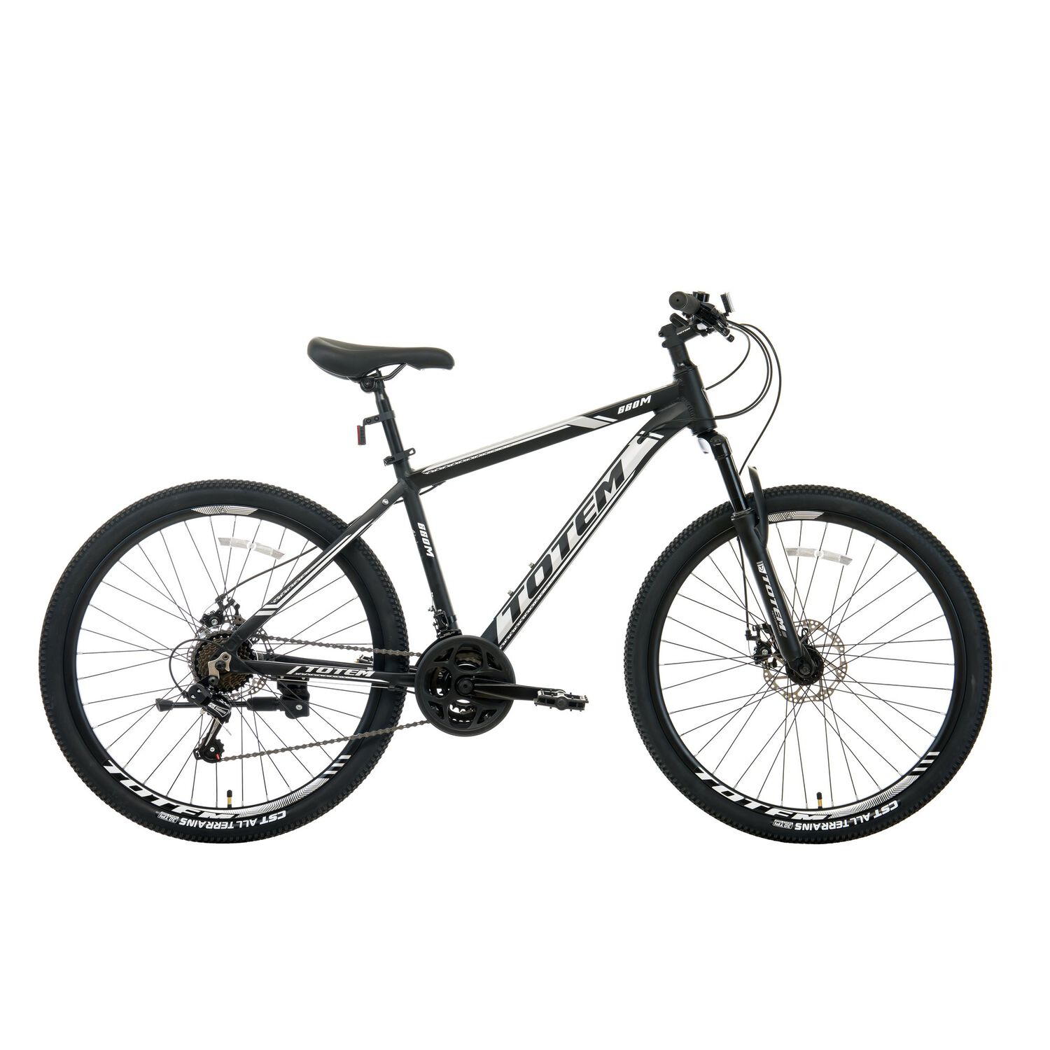 Bicicleta Totem Mtb Aro 26 Modelo Y660m Negro Gris image number 0.0