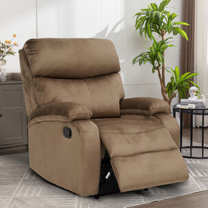 Berger Reclinable Milan Terciopelo Caf&eacute;