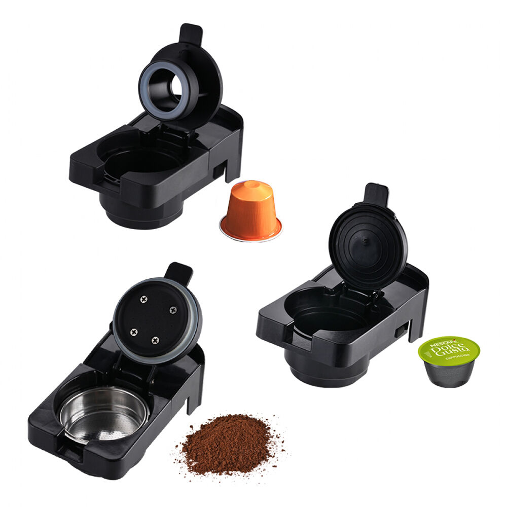 Cafetera 3 En 1 Nappo 1400w Compatible Dolce Gusto Nespresso image number 4.0
