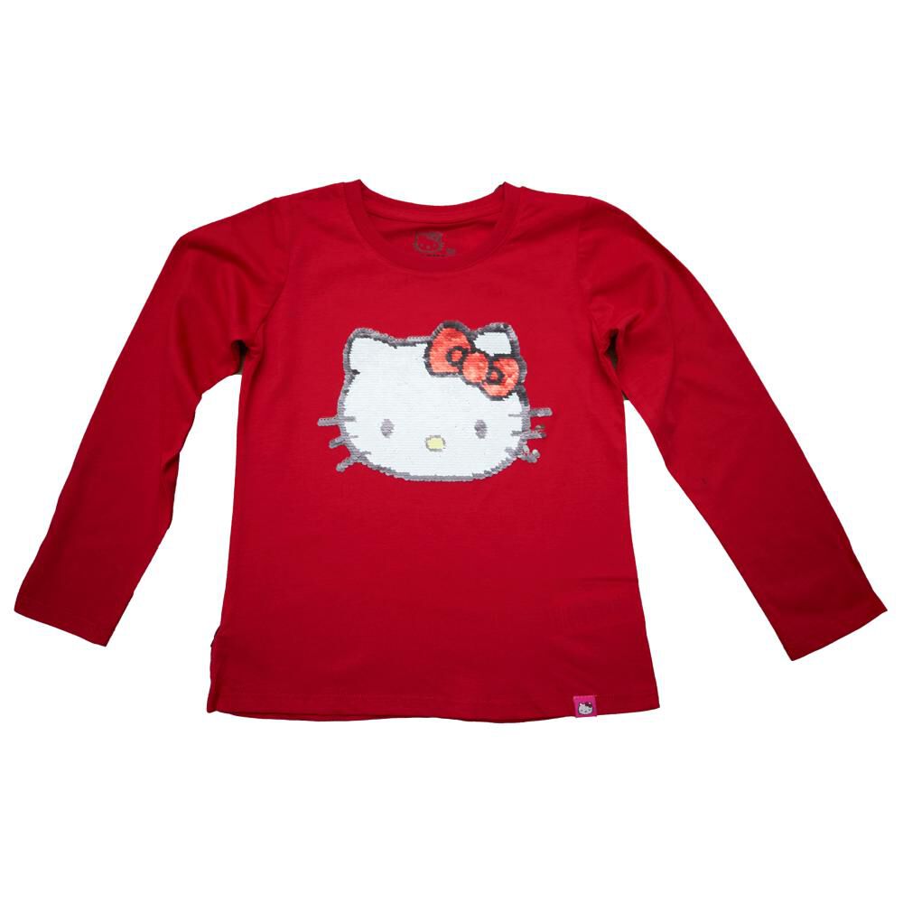 Polo Ml Con Estampado Con Lentejuelas Reversibles Hello Kitty image number 0.0