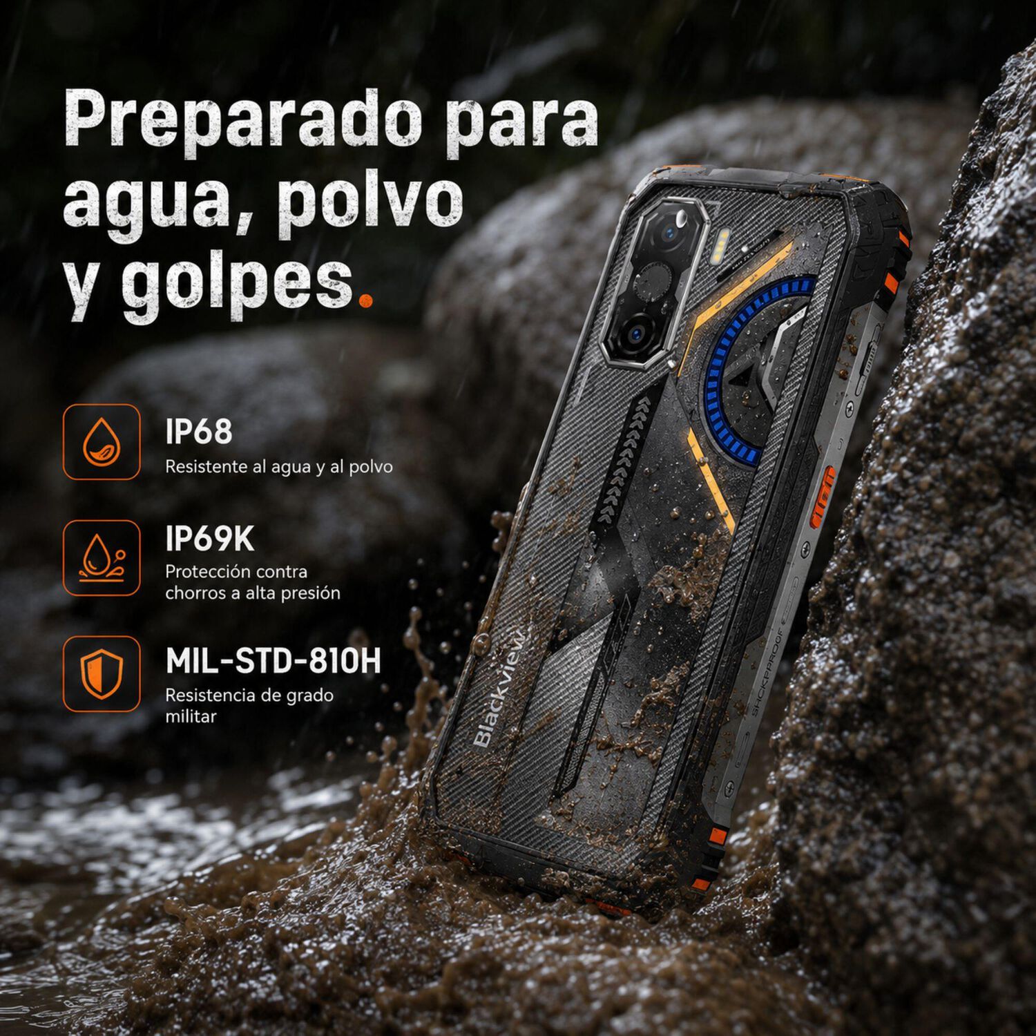 Blackview Rock 3 | Celular Rugged Con C&aacute;mara T&eacute;rmica image number 4.0