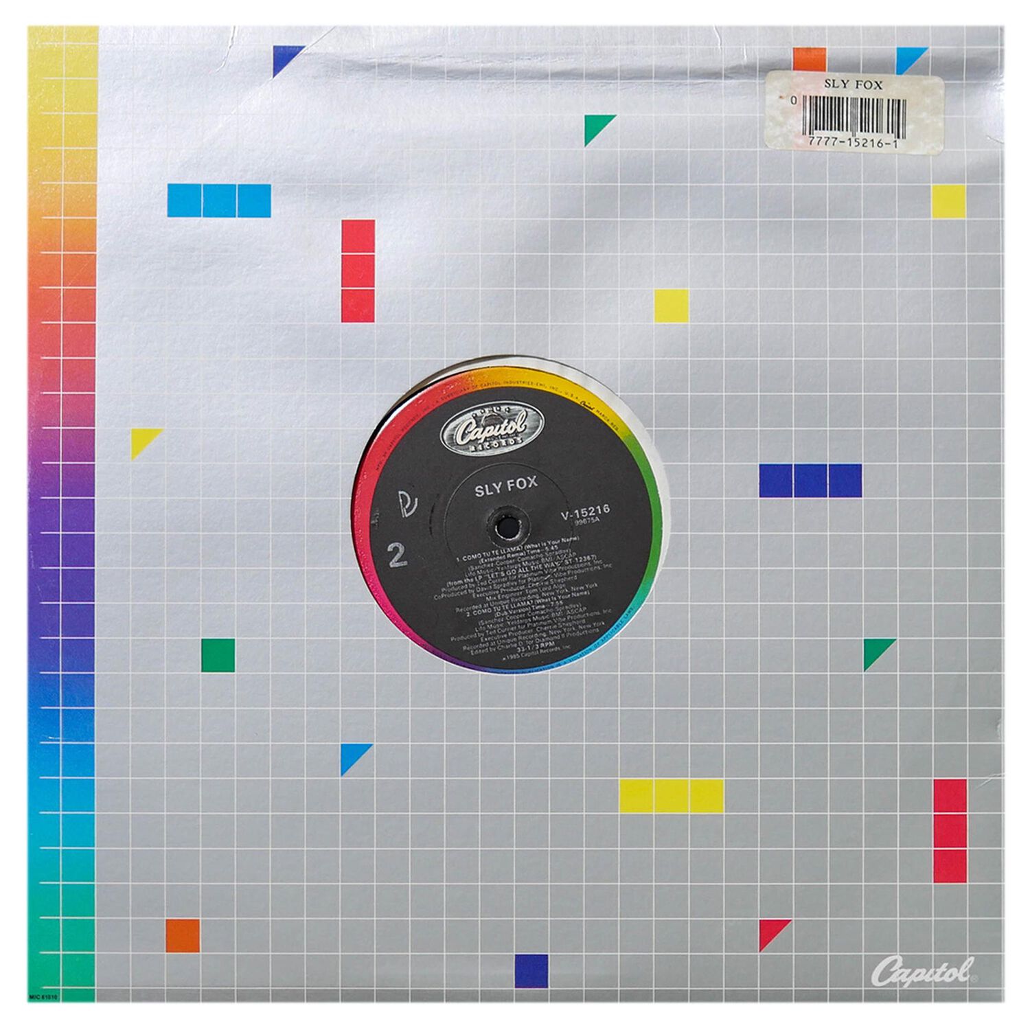 Sly Fox - Let's Go All The Way | 12" Maxi Single Usado image number 0.0