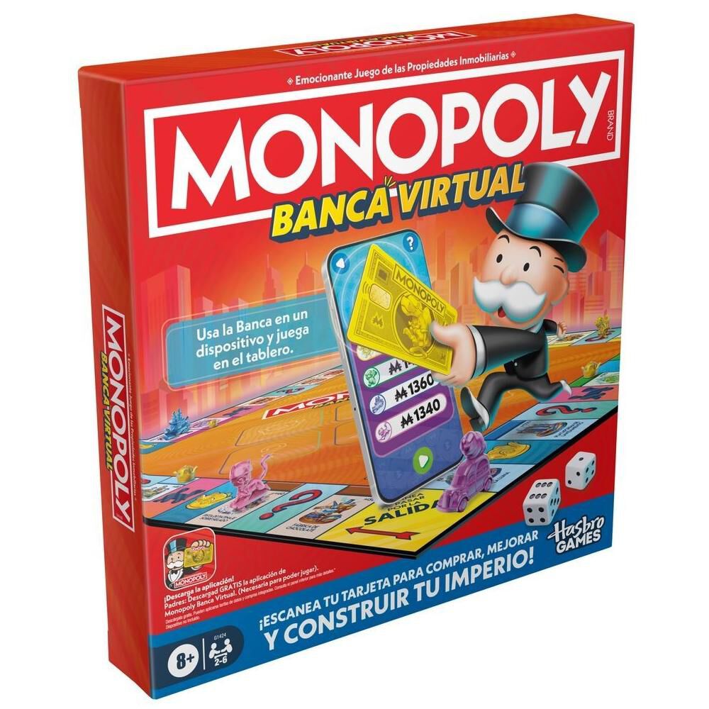 Juego De Mesa Hasbro Monopoly Banca Virtual image number 4.0