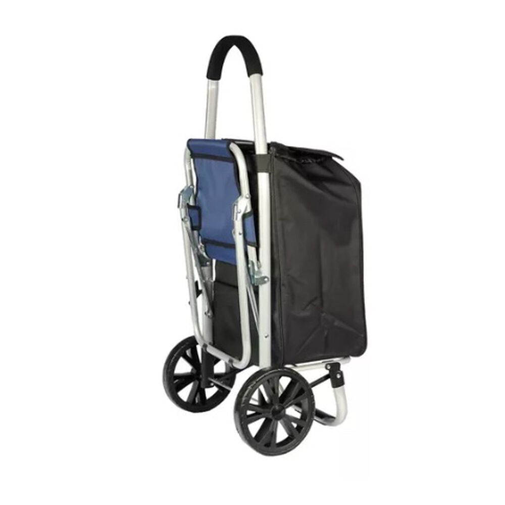 Carrito De Compras Plegable Con Silla image number 2.0