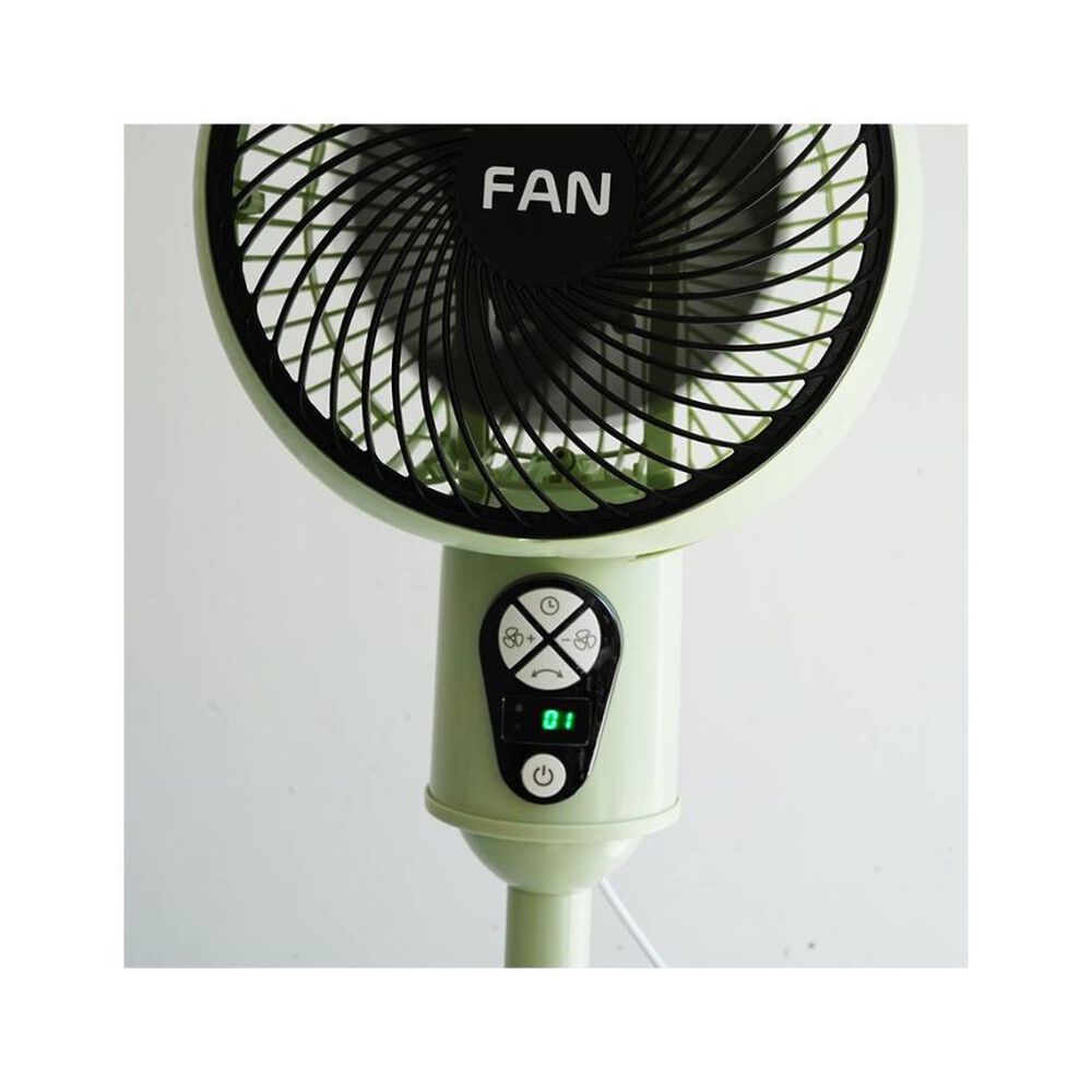Ventilador Pedestal Plástico Usb Con Control Remoto Y Timer image number 4.0