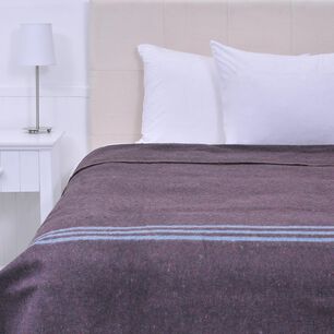 Frazada Termica Queen Lineas Morado