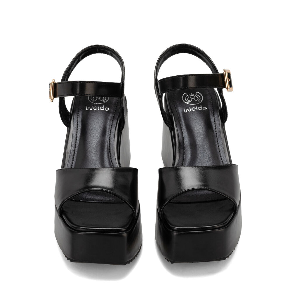 Sandalia Plataforma Negro Casual Lt105 Weide image number 2.0