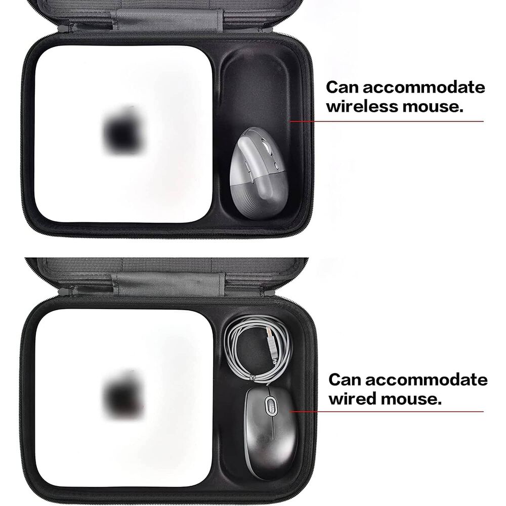 Funda Compatible Con Apple 2023 Mac Mini M2/mac Mini M1 Y Mac Mini, Organizador De Electr&oacute;nica Dura Para Accesorios - Negro image number 0.0