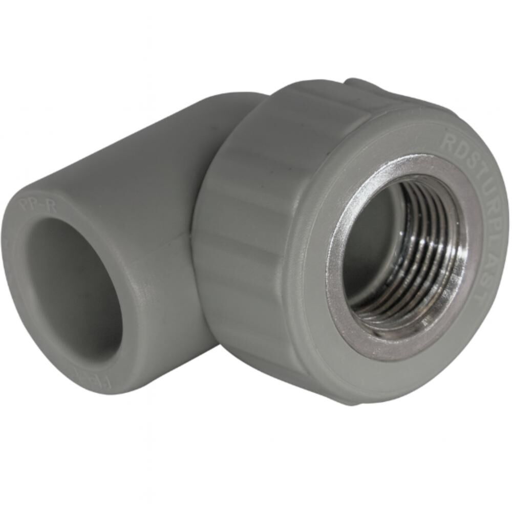 Codo Fusión Ppr 20 X 1/2 Hi/soldar Gris Metal Edr image number 1.0
