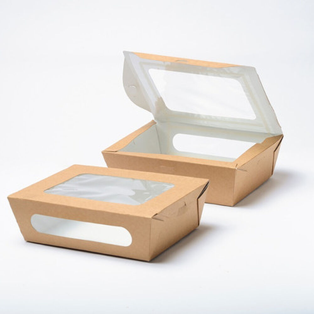 Bandeja Sushi Kraft Desechable Envase Pack 200 Un image number 0.0