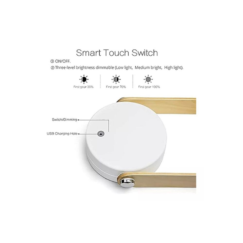 L&aacute;mpara De Mesa Plegable 4 En 1 Luz Telesc&oacute;pica Port&aacute;til image number 3.0