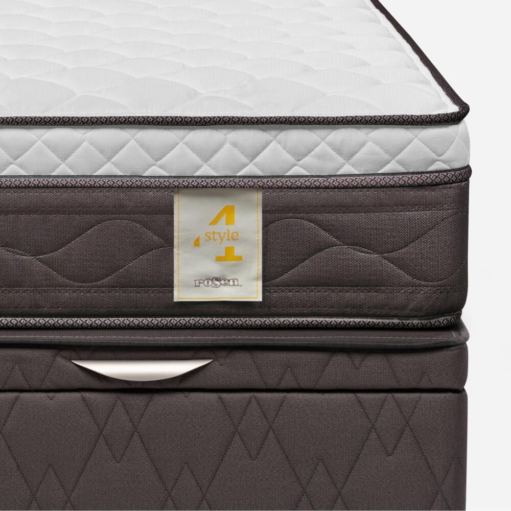 Cama Ba&uacute;l Rosen New Style 4 / 2 Plazas / Base Normal image number 4.0