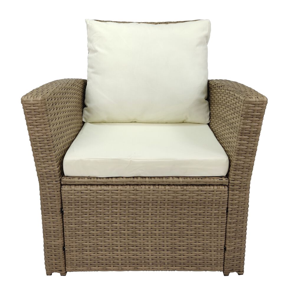 Juego Living Terraza Kanpur Caramelo 4 Personas image number 6.0