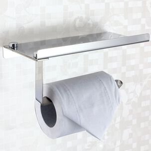 Soporte Papel Higiénico Acero Inoxidable Moderno Y Práctico