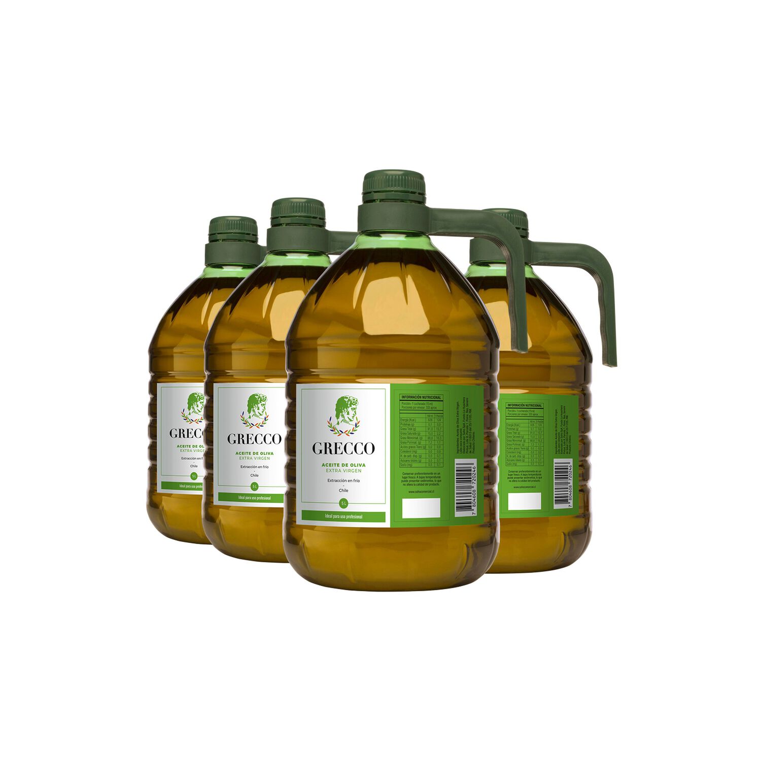 Aceite De Oliva Extra Virgen Grecco 4x5000ml image number 0.0