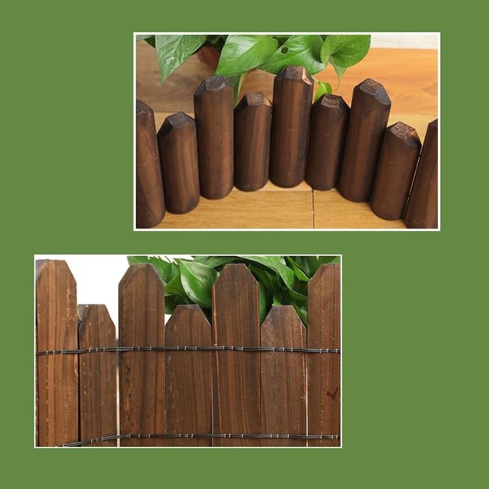 Valla De Madera Flexible Para Jardin Bordes Exteriores image number 2.0