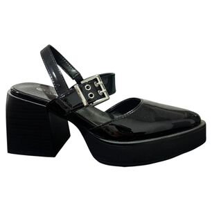 Zapato Para Mujer Taco Grueso Negro Danicolle