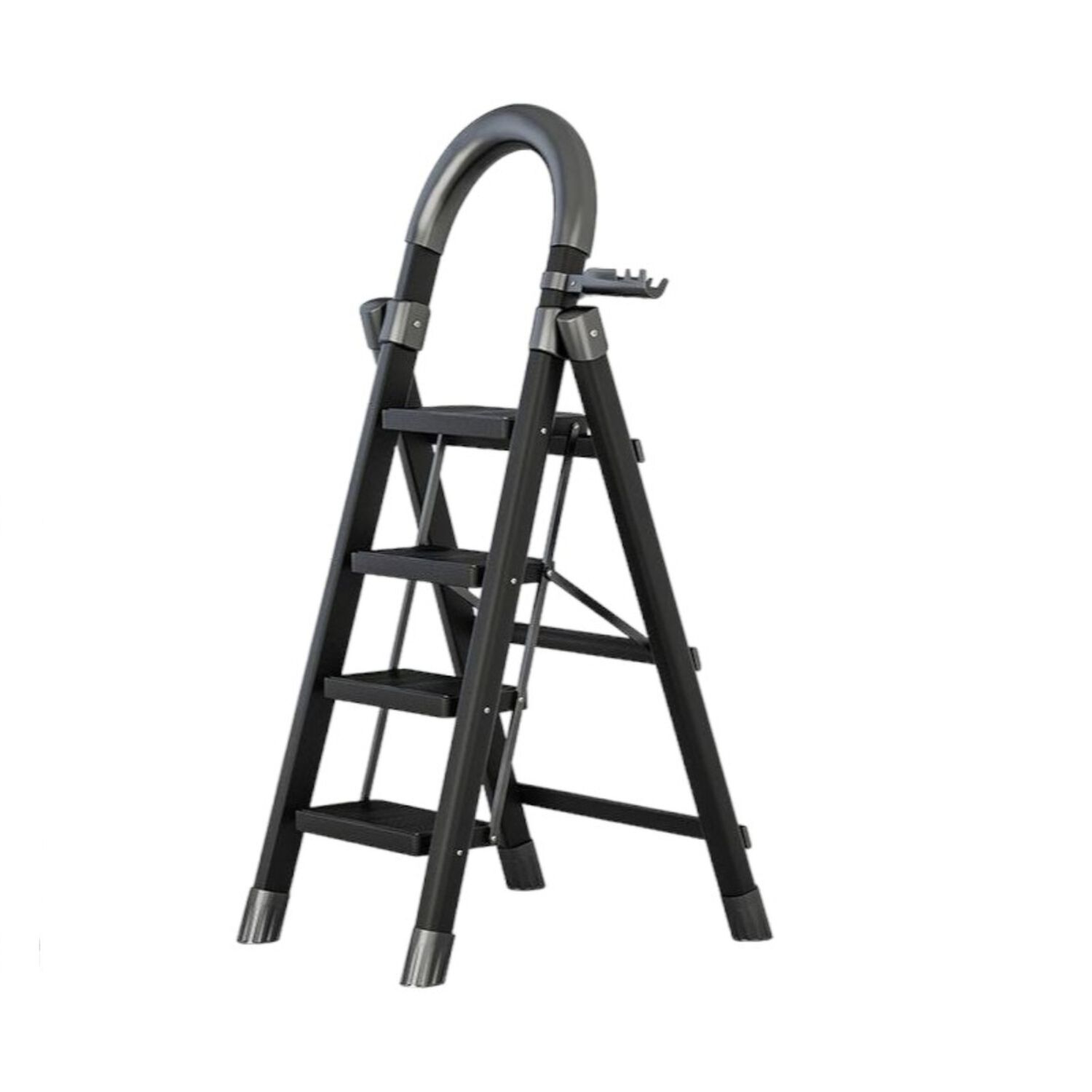 Escalera De Acero Plegable Con 4 Escalones By Lubabycas image number 0.0