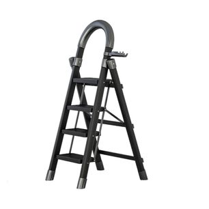 Escalera 4 Escalones De Acero Inoxidable Plegable 128cm