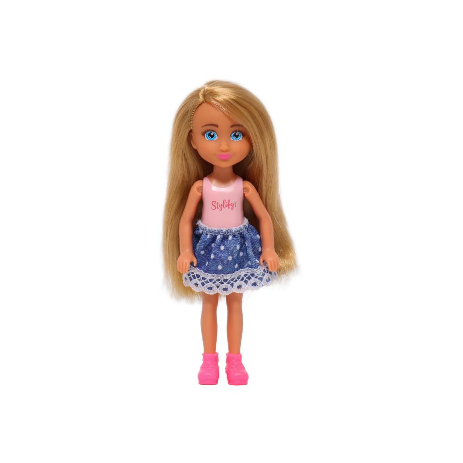 Mu&ntilde;eca Fashion 31 Cm Y Mu&ntilde;eca Beb&eacute; Con Set De Caballo Happyline image number 4.0