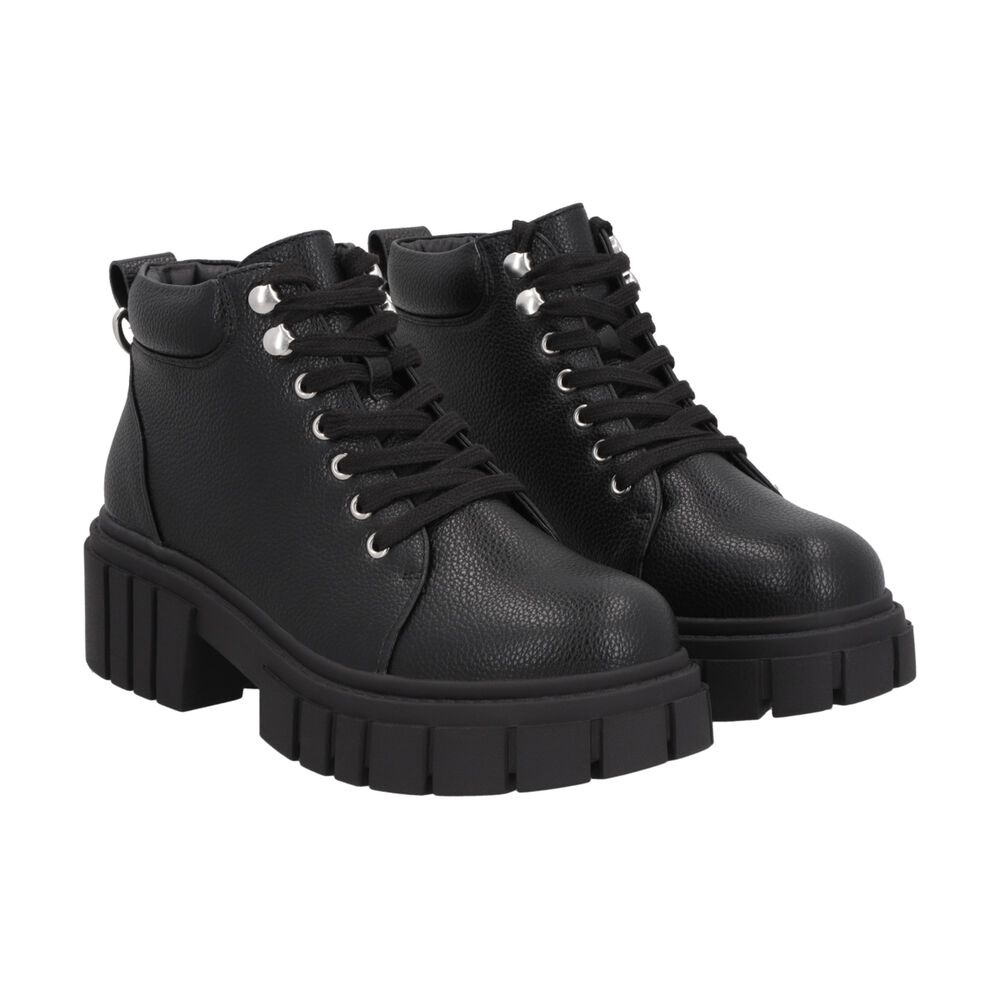 Botin Mujer Negro Plataforma Rebel Police image number 4.0