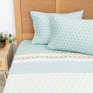 Sabana Estampadas 144 Hilos King Cisne
