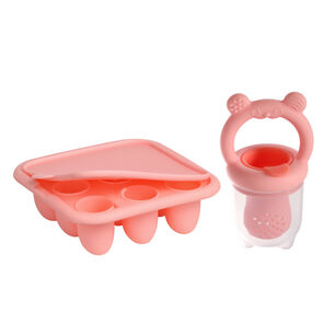 Chupete Fruta Bebe Mordedor Rasca Encia + Molde Para Helados