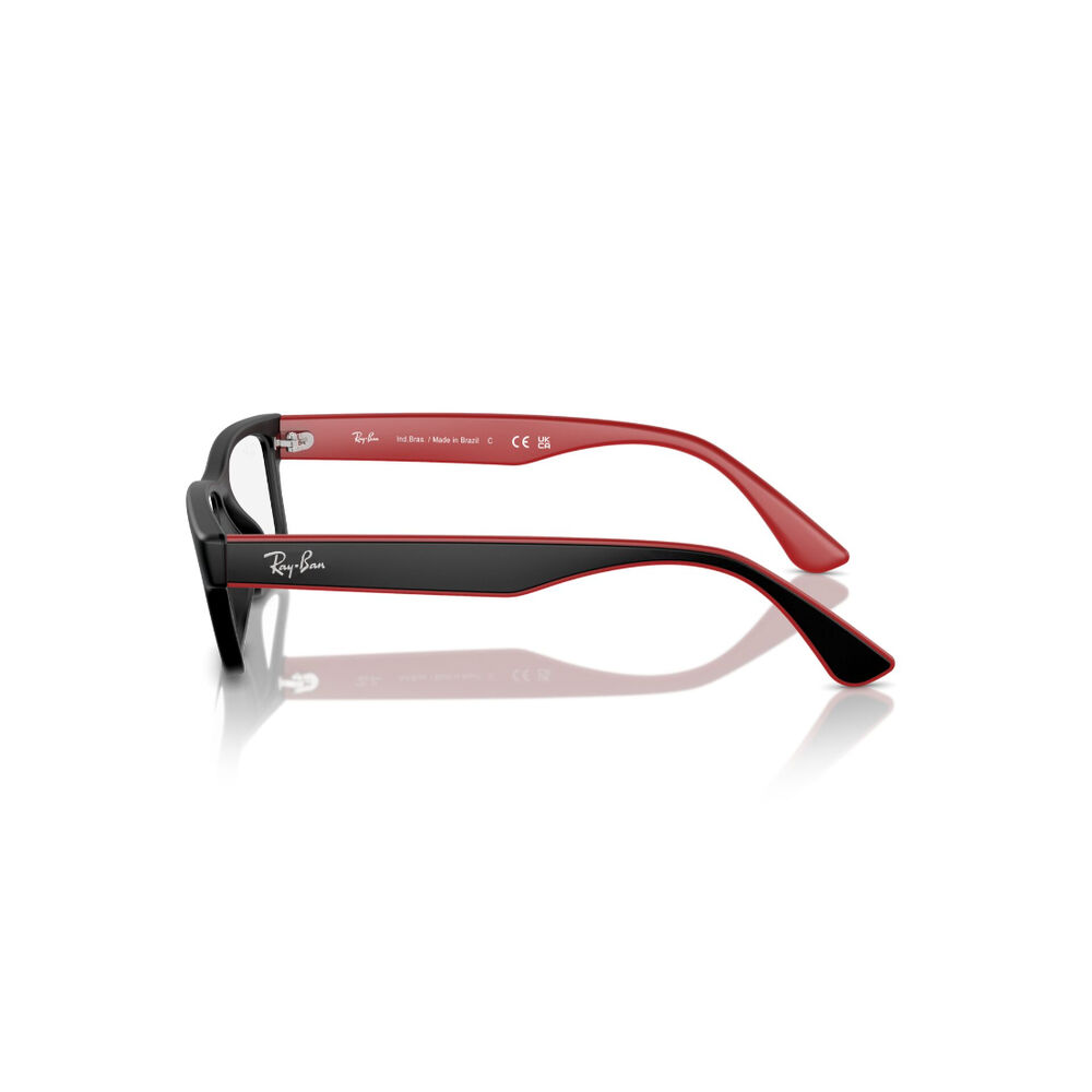 Lentes Ópticos Negro Ray-ban Junior Para Niños image number 2.0