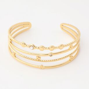 Brazalete 19v69 Dorado Mujer Stb035