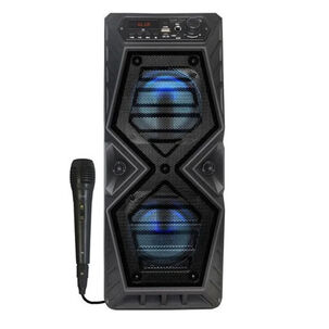 Parlante Mlab Tower Vibes 8569 Bluetooth Karaoke 2000w Negro