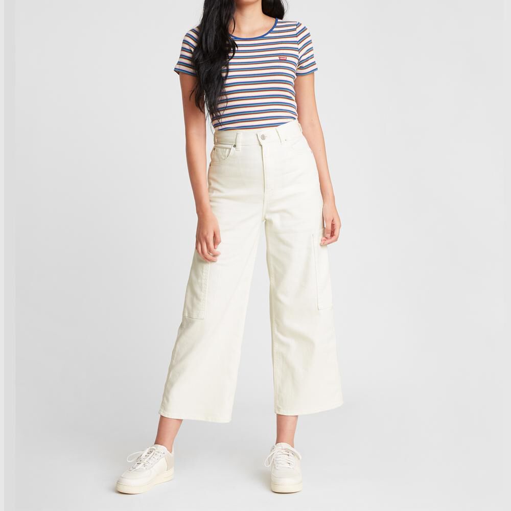 Jeans Mujer Tiro Alto Wide Leg Crop Utility Levi's image number 3.0