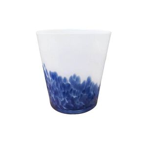 Florero De Vidrio Fabricado En Polonia 16 Cm Cobalto