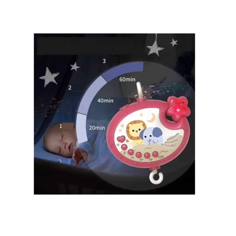 Móvil De Bebe Sonajero Musical Giratorio 360 Cuna Y Coche image number 10.0