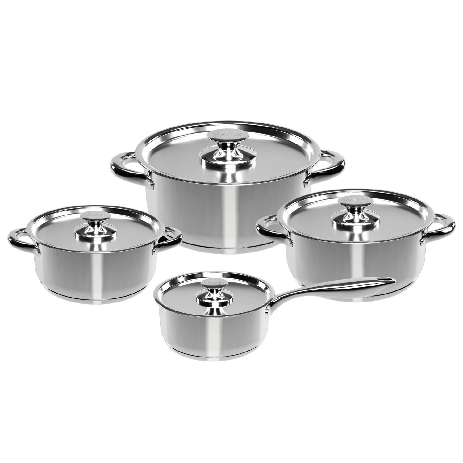 Juego Ollas Acero Inoxidable 8 Piezas Cocina 460-8ss image number 0.0