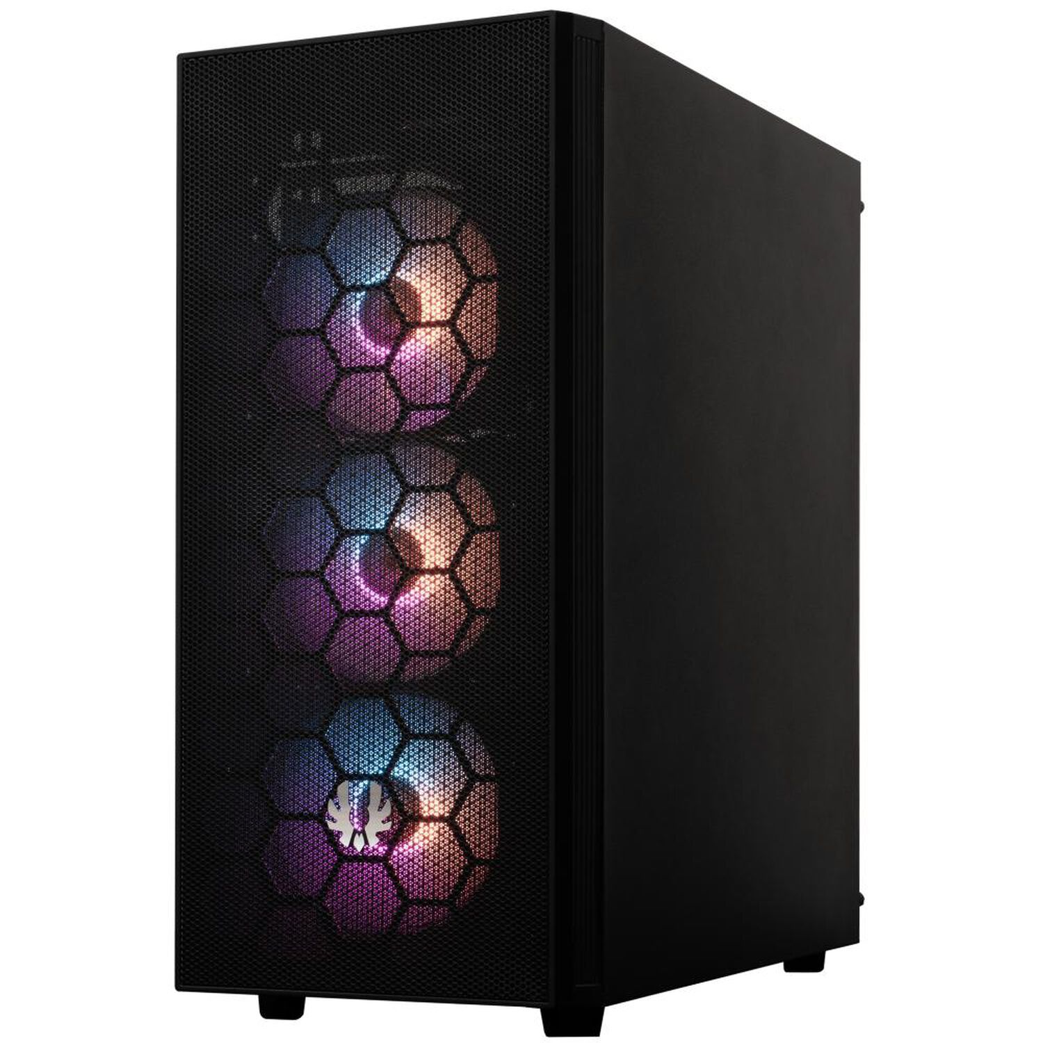 Gabinete Bitfenix/ ​​hades + Fuente De Poder 600w / 4 Ventiladores/ Negro image number 6.0