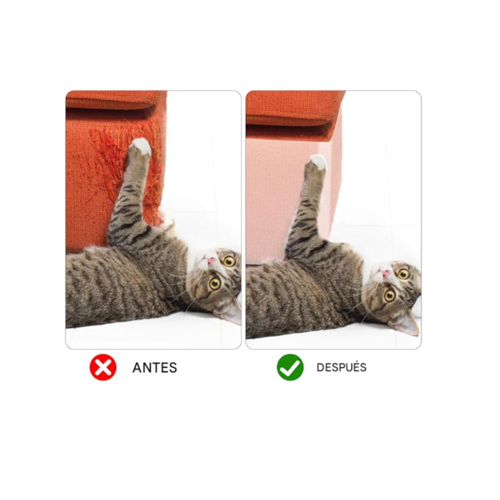 Pegatina Protectora Antiarañazos Para Sofá,protector De Gato image number 3.0
