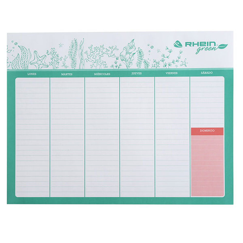 Planner Planificador Semanal De Escritorio 24 Hjs Grande image number 0.0