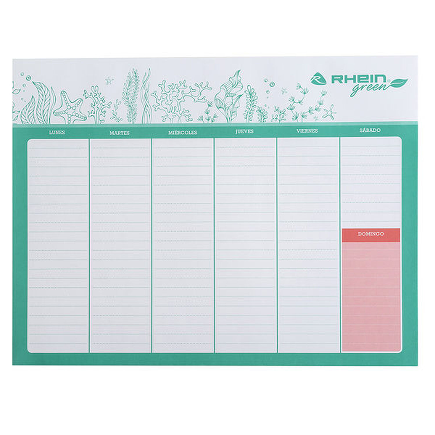 Planner Planificador Semanal De Escritorio 24 Hjs Grande image number 0.0