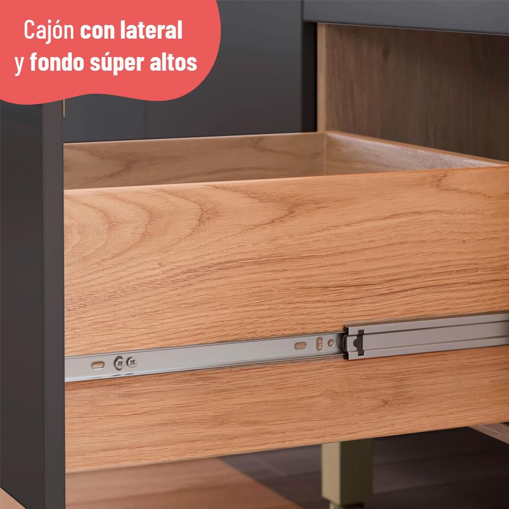 Mueble De Cocina Roca Macadamia / 2 Puertas / 3 Cajones image number 5.0