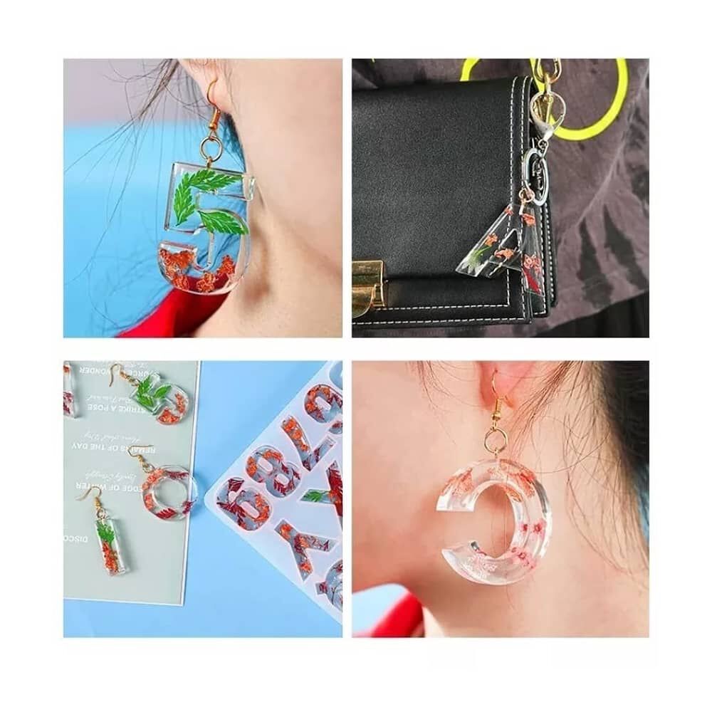 Molde De Silicona Letras Moldes Silicona image number 5.0