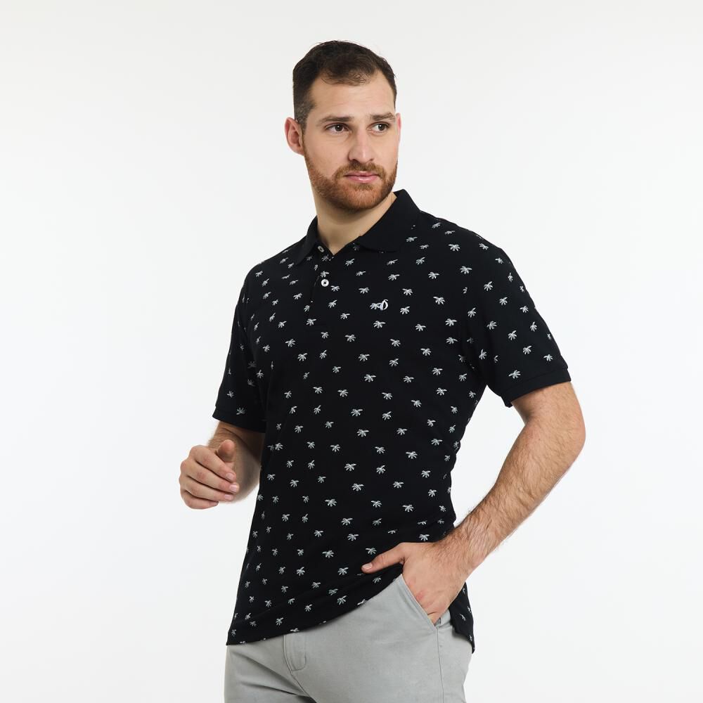 Polera Manga Corta Cuello Piqué Hombre Herald image number 2.0