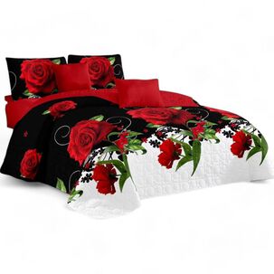 Cubrecama De Verano 2 Plazas Quilt + 2 Fundas De Almohada Cobertor Delgado Cmv-5