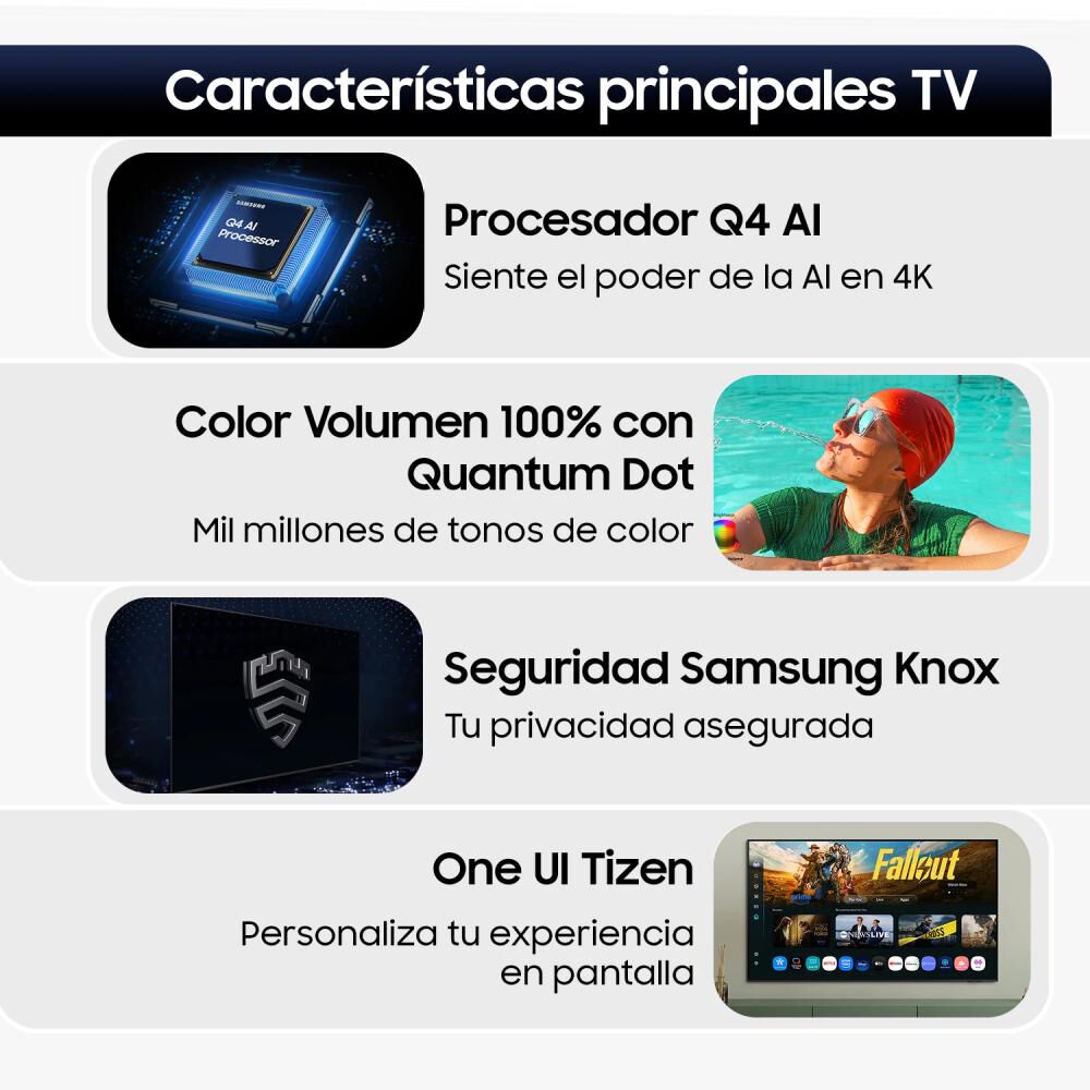 Qled 55" Samsung Q7FA / Super Ultra HD 4K / Smart TV 2025 image number 3.0