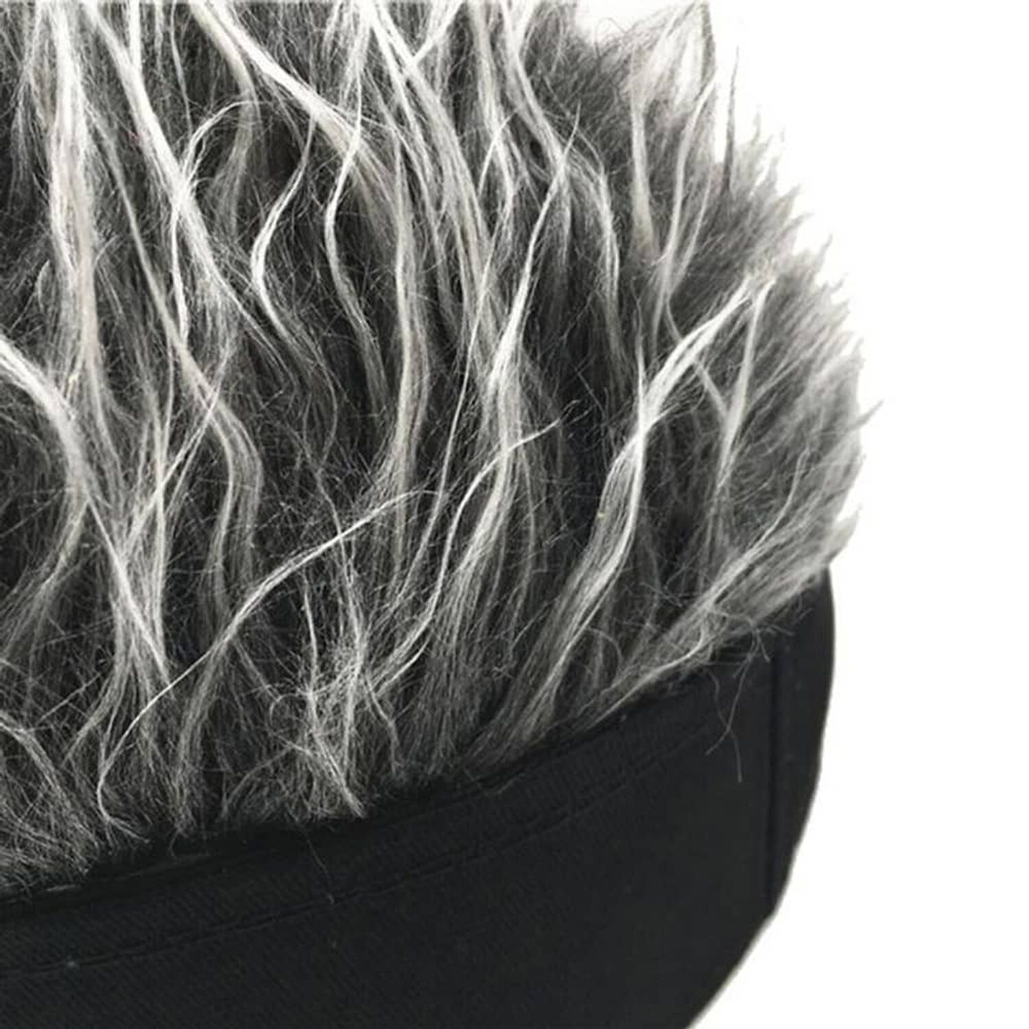 Gorra Con Peluca De Pelo Falso Gris Tem&aacute;tico image number 1.0